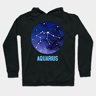 Aquarius constellation Hoodie